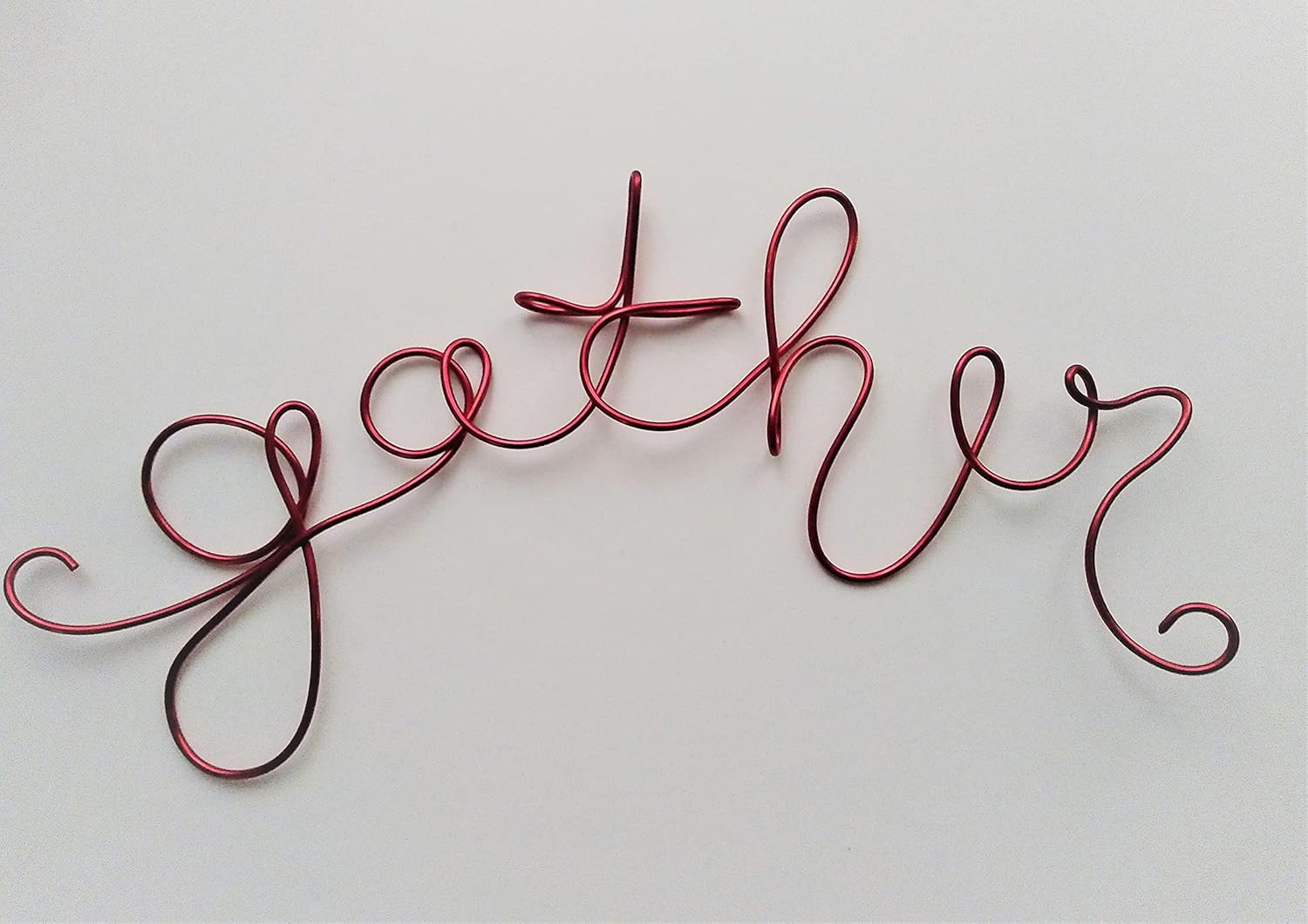 Rustic Gather Sign for Modern Farmhouse Kitchen, Dining Room