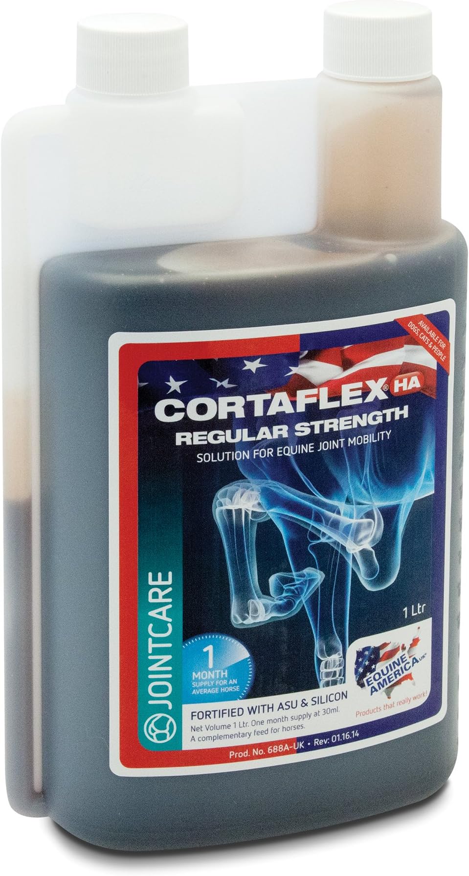 Equine America Cortaflex Regular Strength Solution, 1 Litre