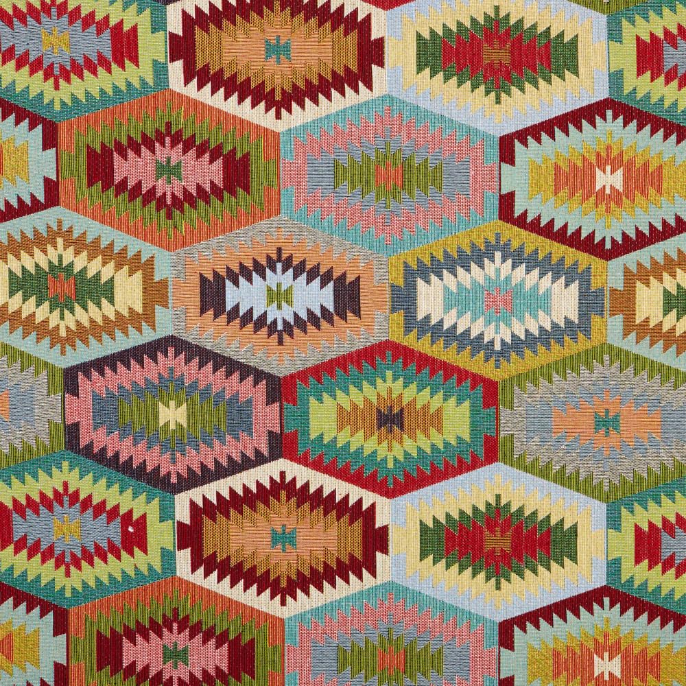 Kt KILOtela, Jacquard Tapestry Recycled Upholstery Fabric for Chairs Cushions, Sofa, Wear-Resistant, Sewing