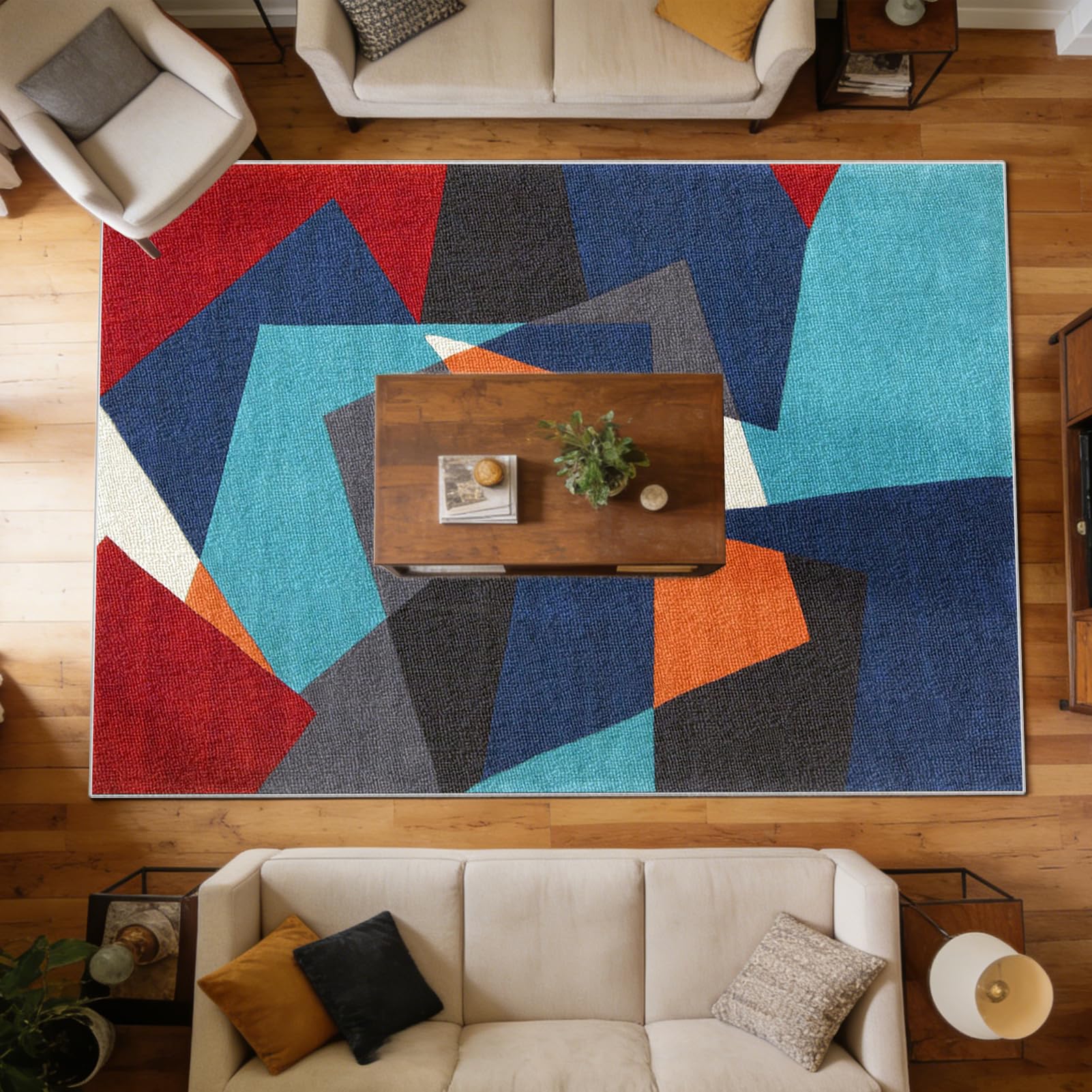 Tapis antidérapant grand format lavable pour un entretien facile de la maison
