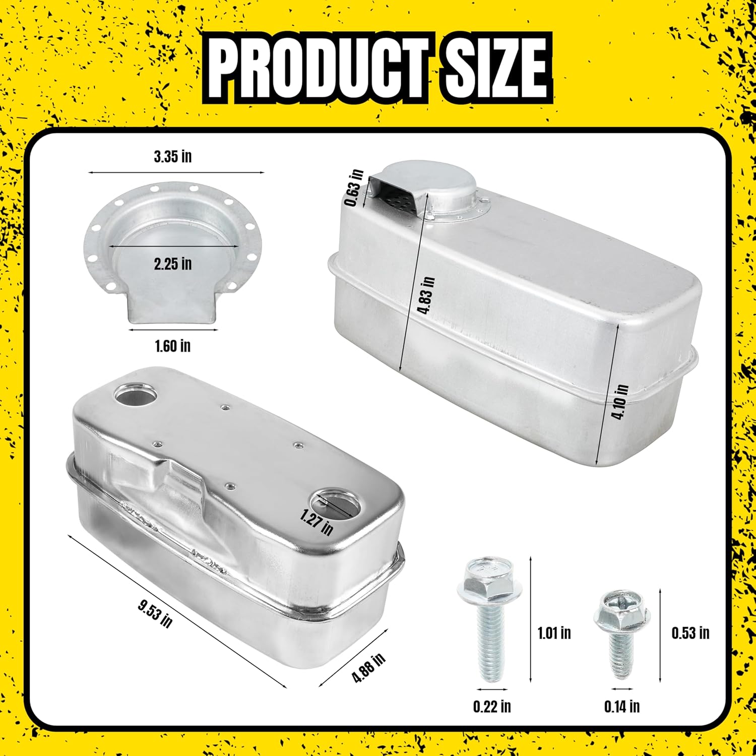 751-0616B 951-0616B Twin Inlet Exhaust Muffler 7510616B 9510616B For Cub Cadet LT1018 LT1022 LT1024 RZT50 RZT50 KW RZT50KH RZT54 RZT GT1222 RZT22 RZT42