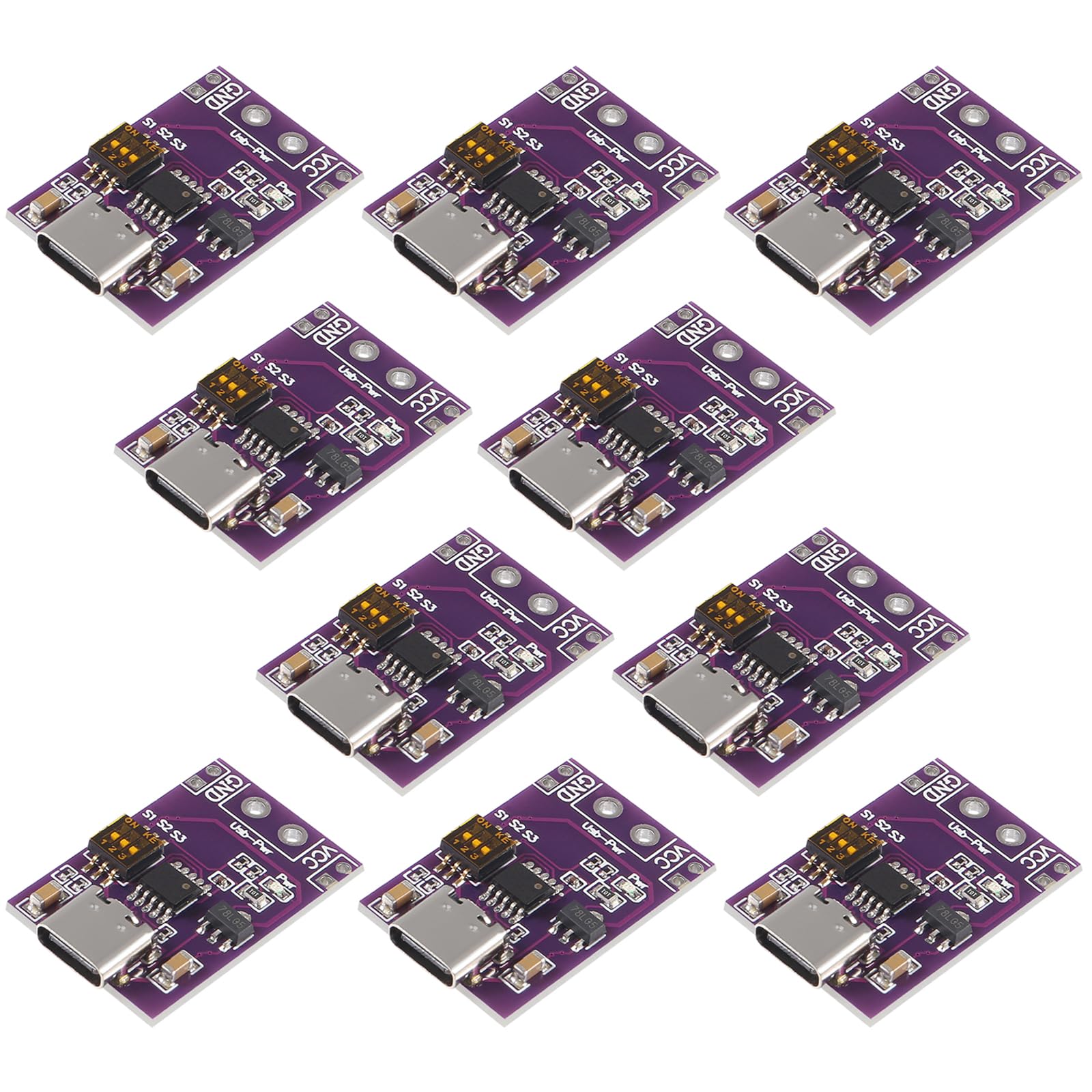 Amazon.com: 10 Pack Type-C QC AFC PD to DC Fast Charge Decoy