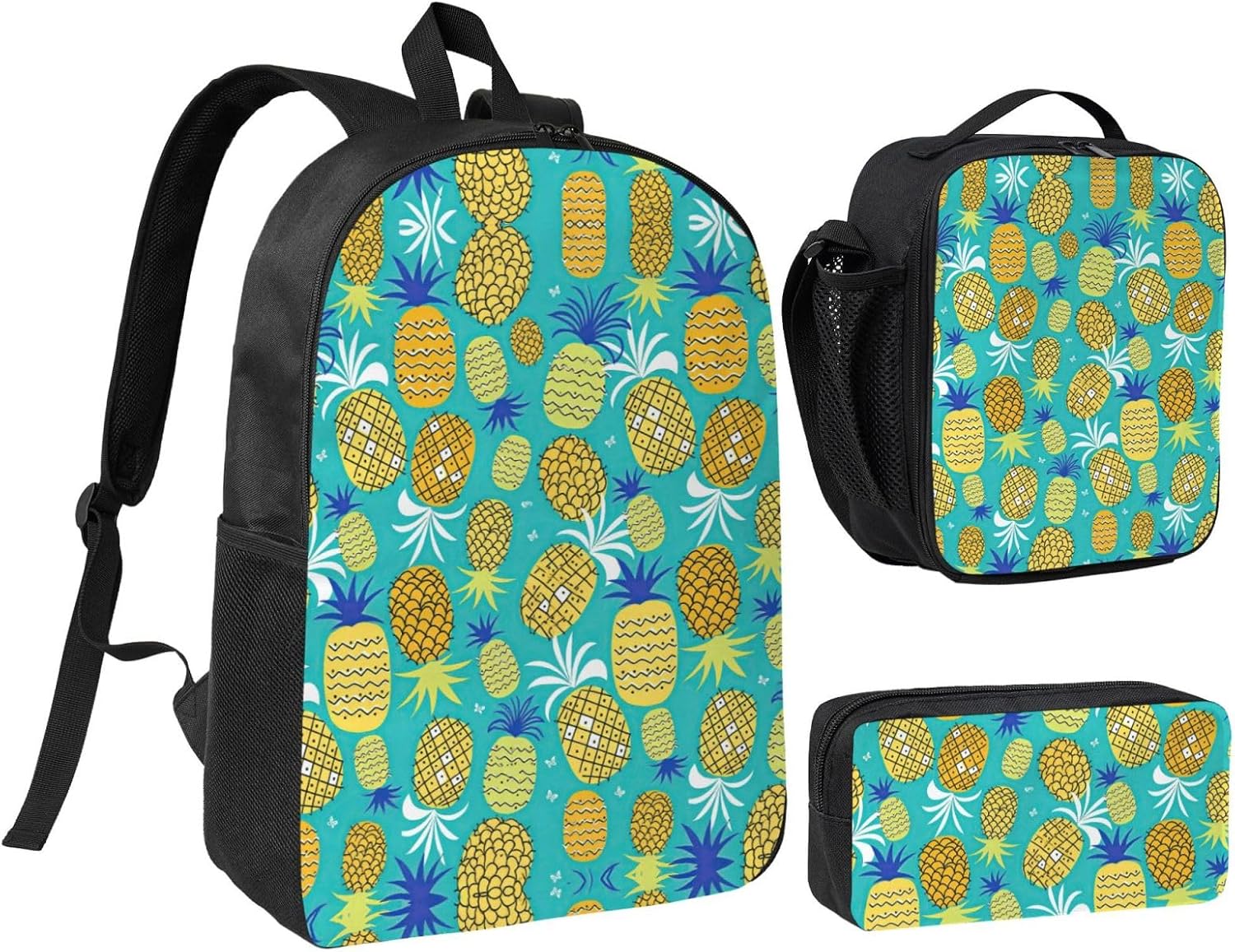 Everyday Carry 3 In 1 Backpack Set Lunch Tote And Small Organizer Pouch