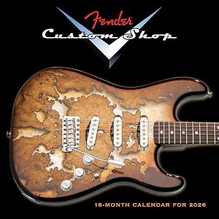 2026 Fender Custom Shop Calendar