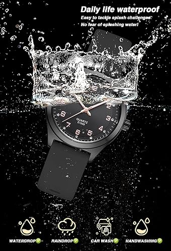 Miniatura 4 de Waterproof Analog Nurse Watch for Women Nurses, Nursing,Easy to Read Comfortable Silicone Band Quartz Watches Gifts for Women