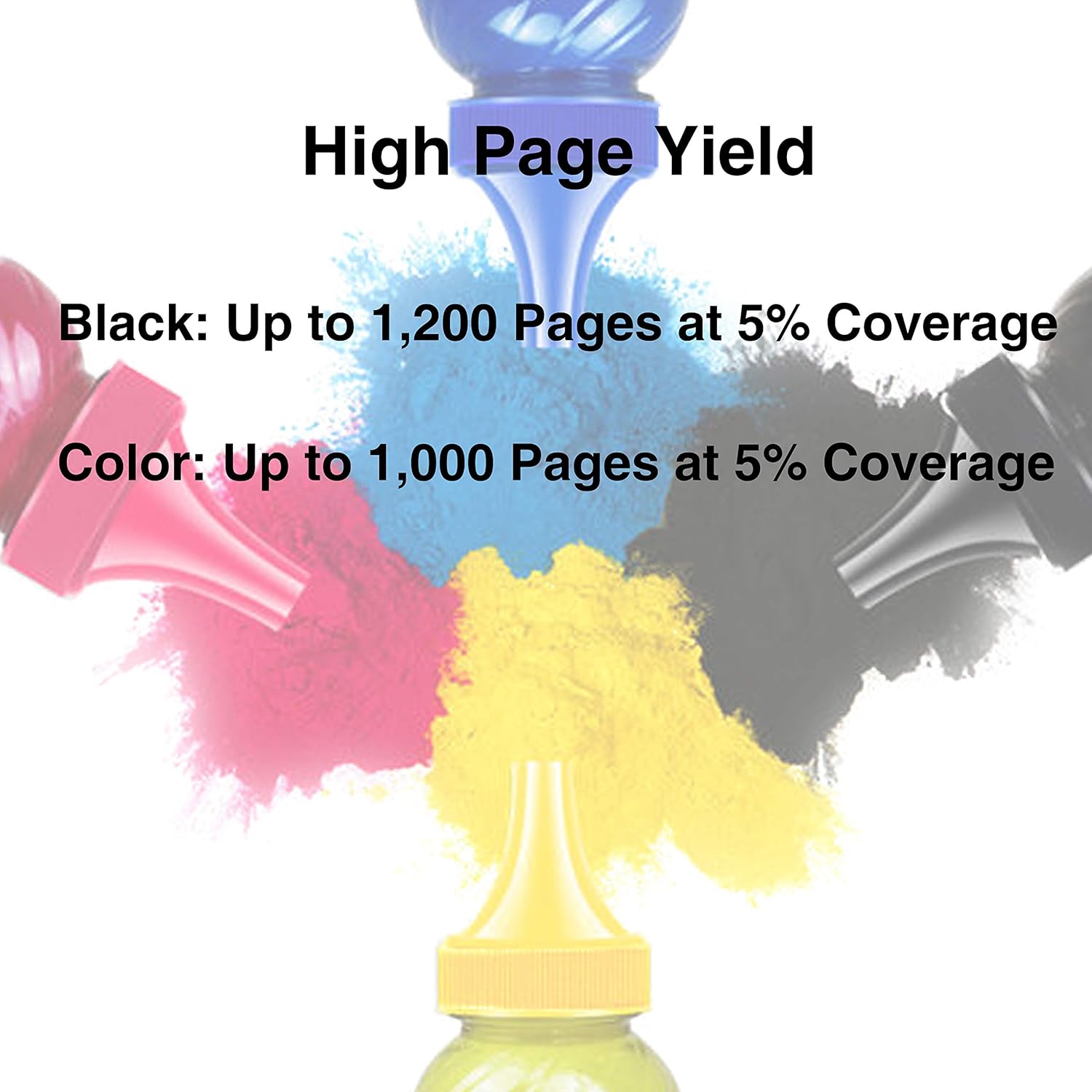 Exclusive Discount 80% Offer 5-Pack HI-Vision Compatible 126A Toner Cartridge Replacement for HP CE310A CE311A CE312A CE313A work with LaserJet Pro CP1025nw 100 color MFP M175nw printer Pro 200 M275NW (2Black/Cyan/Magenta/Yellow)