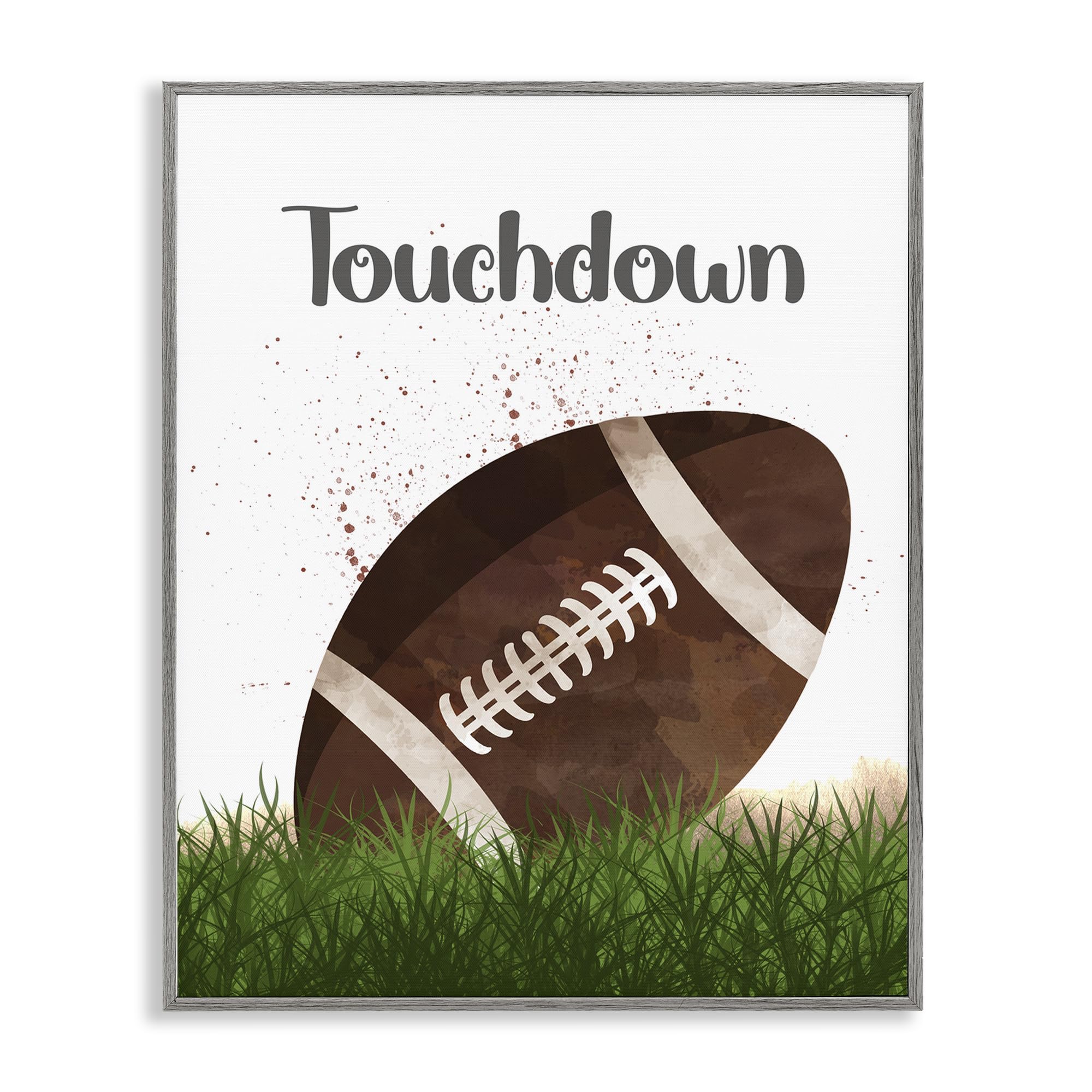Impression giclée encadrée Have A Ball Touchdown Christine Simpson Art decoration sportive 50x40 cm