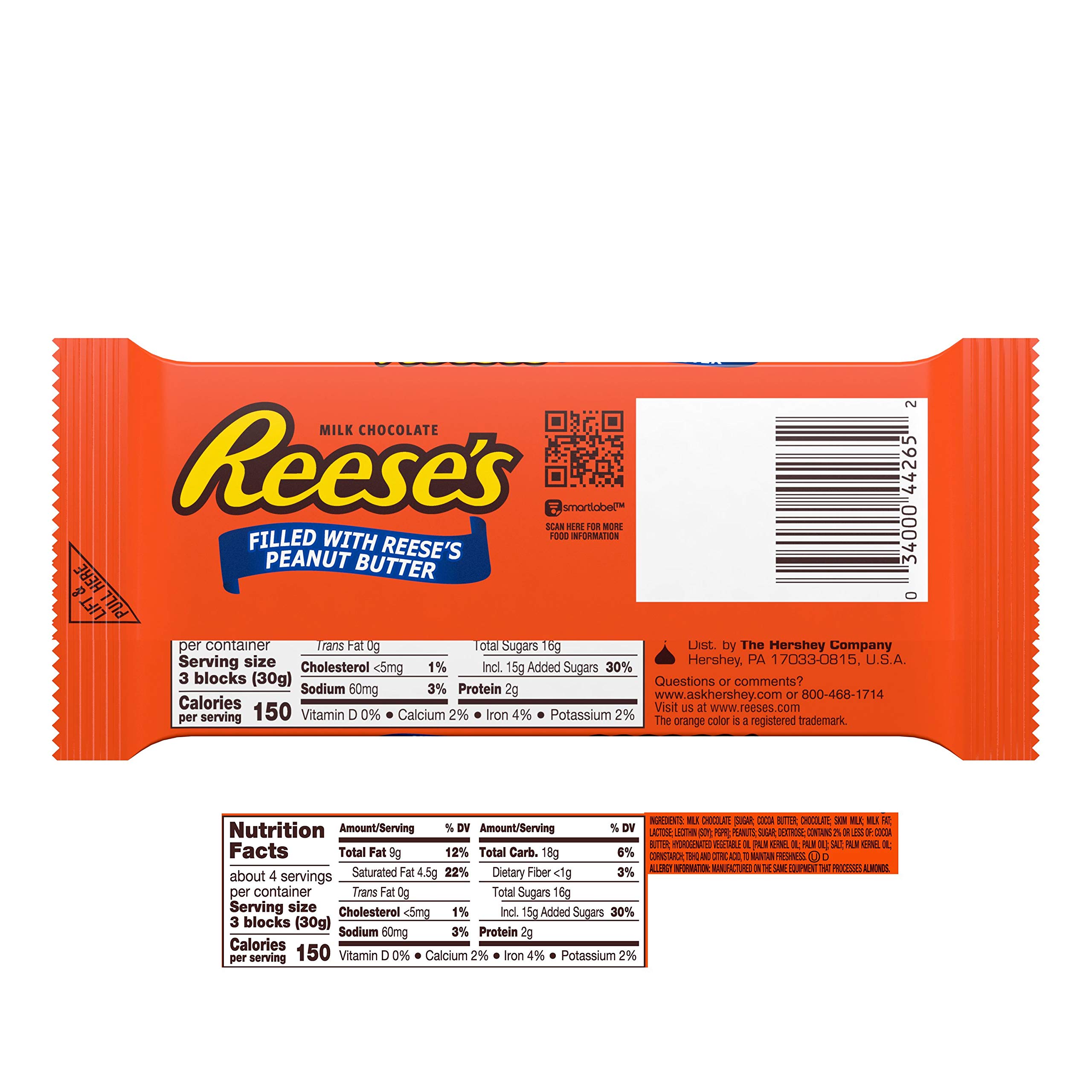 REESE'S Milk Chocolate filled with REESE'S Peanut Butter Extra Large
