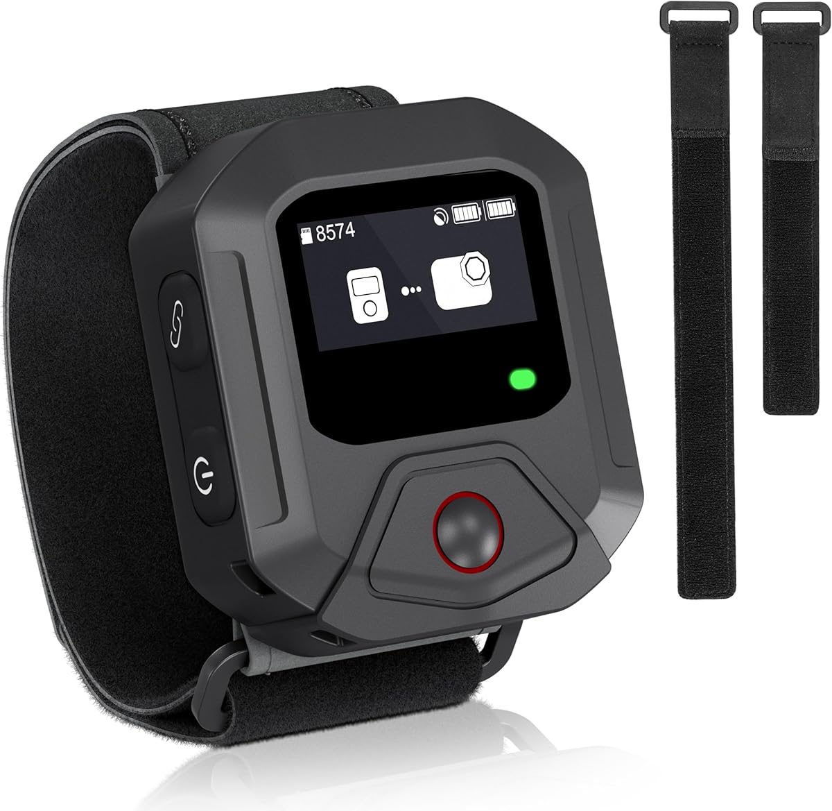 GPS Remote Control for DJI Osmo Action 6/Action 5 Pro/Action 4,GPS Wireless Remote Controller with Wrist Strap 25M Range Smart Action Accessories Ideal for Outdoor Sports