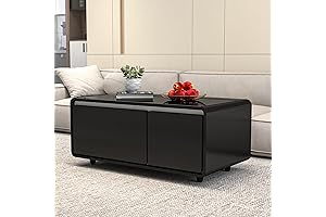 Merax 2 in 1 Coffee Table with Built-in Refrigerator