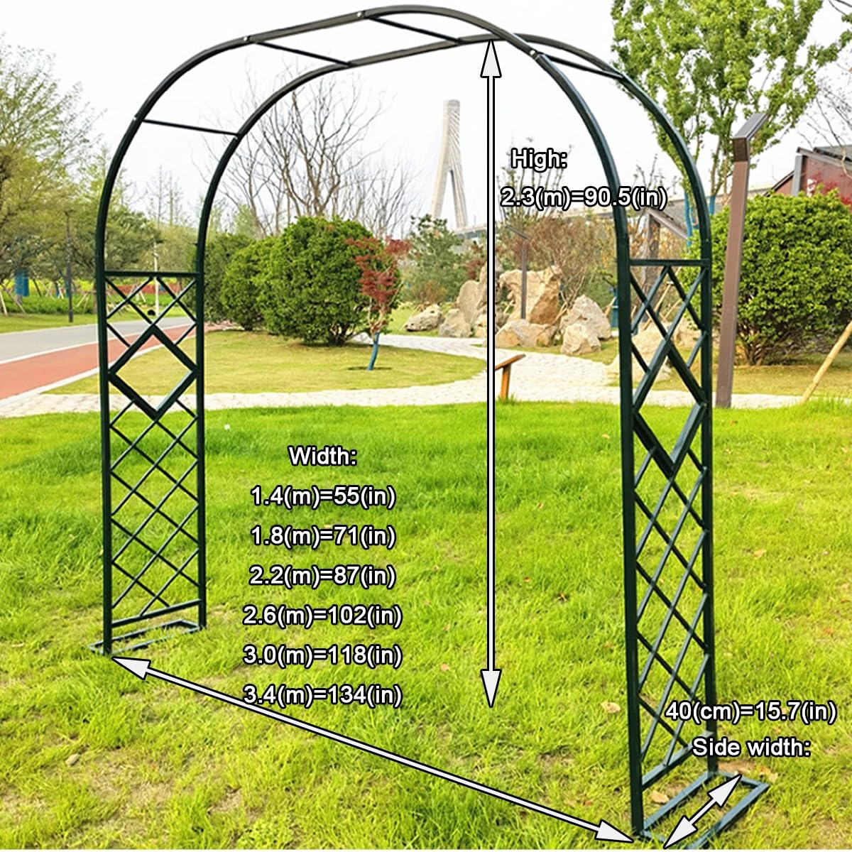Treillis En Acier Pour Plantes Grimpantes, Pergola, Tonnelle