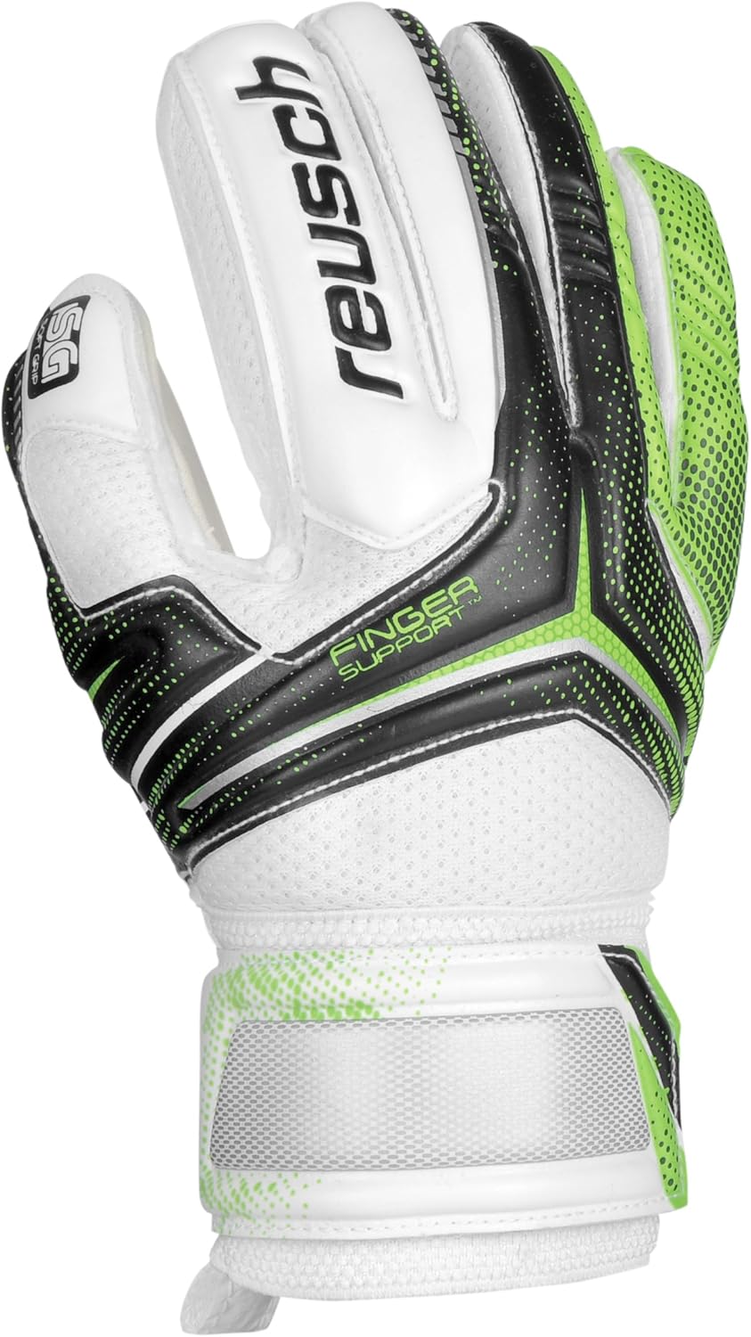 Reusch Soccer Receptor SG Finger Support Junior Goalkeeper Glove