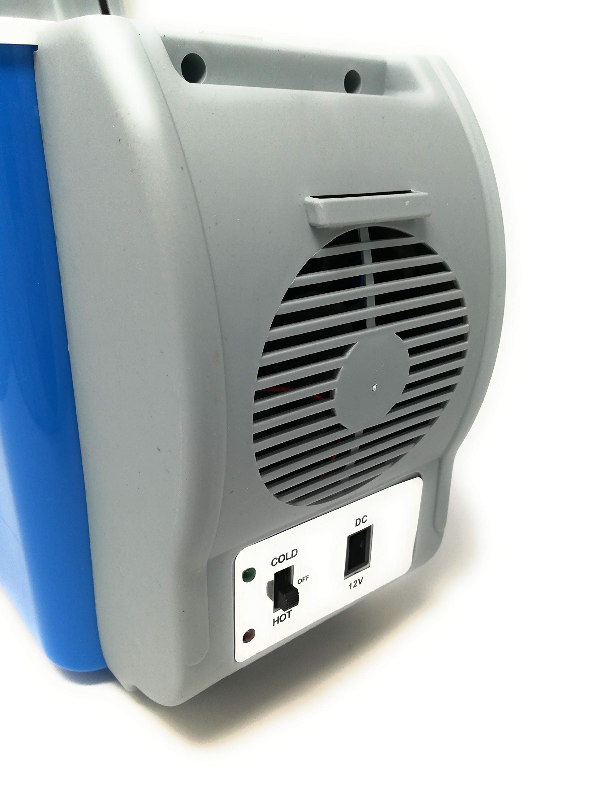 TEMPO DI SALDI Draagbare mini-koelkast voor op reis, voor auto en camper, 6 l, warm en koud, met kabel 12 V