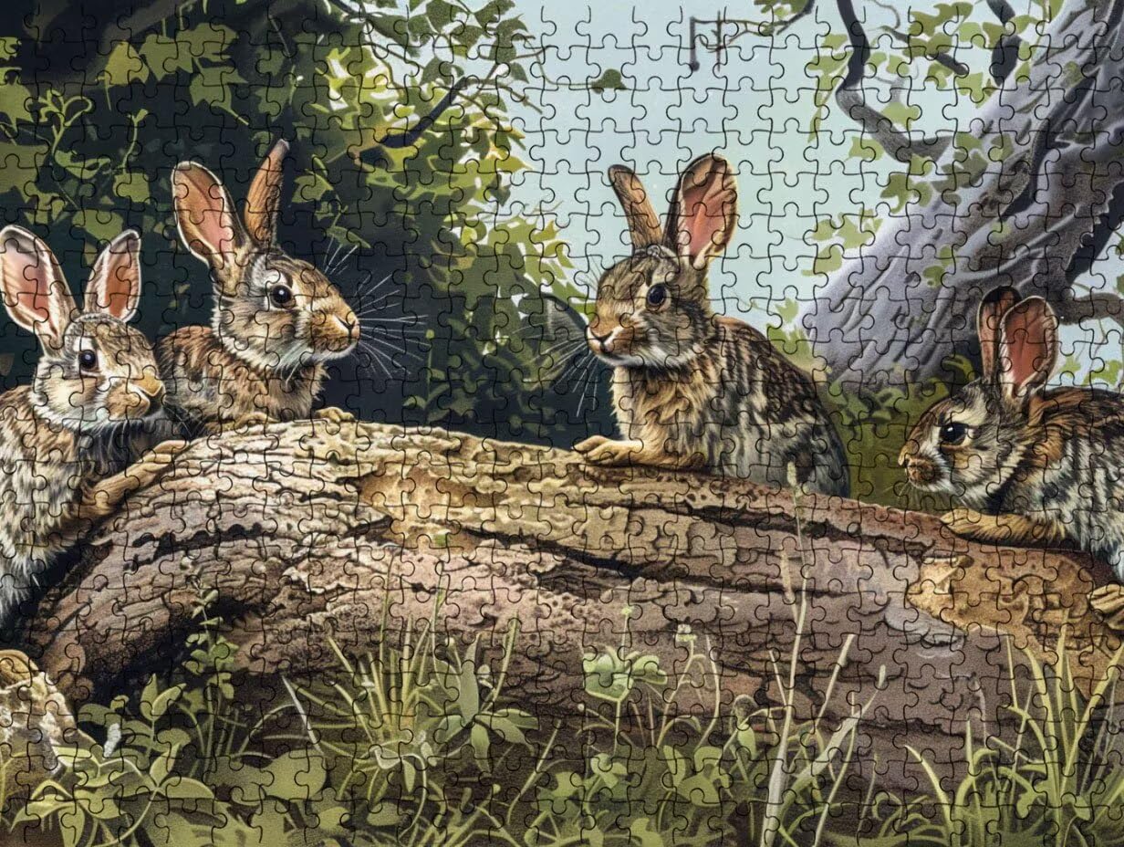 Klasyczne Puzzle 6000, Puzzle dla dorosłych, Las Królików LDYQS5-581