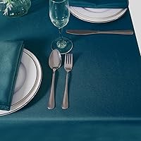 Vista 207 de Rectangle Tablecloth 90x132 inch Washable Polyester Fabric Table Cloth for Wedding Party Dining Banquet Decoration（90x132, Turquoise）