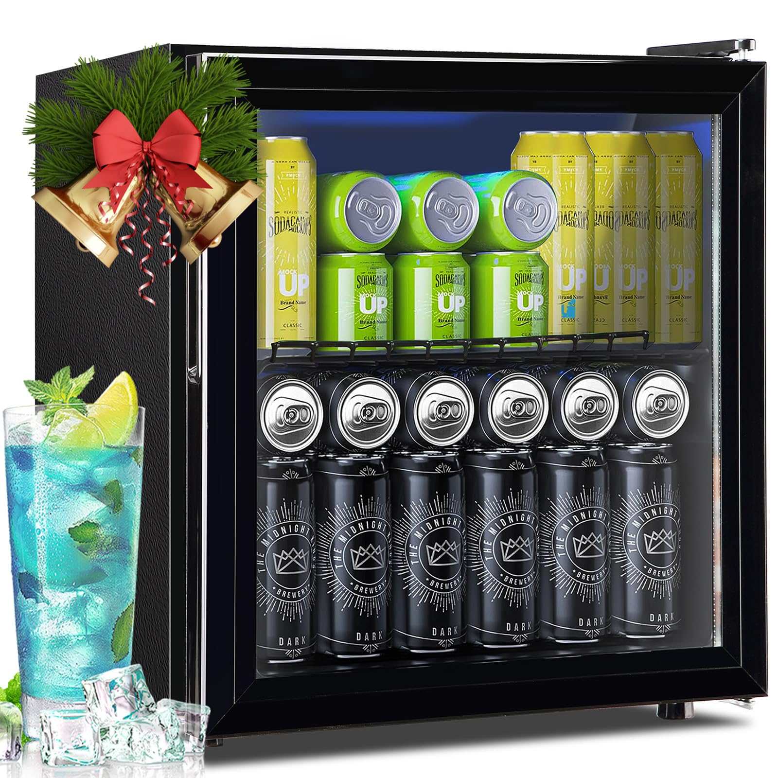 WANAI W-BC-med50 1.6 cu ft Wine Cooler Blue