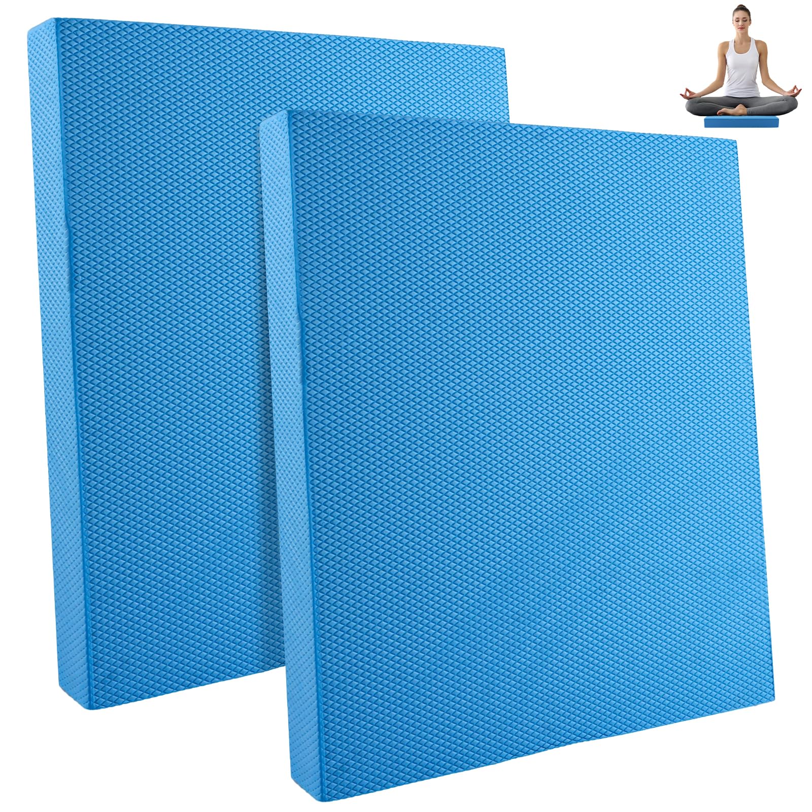 APACALI Lot de 2 coussins d'équilibre de physiothérapie pour la stabilité et la coordination, coussins d'équilibre antidérapants