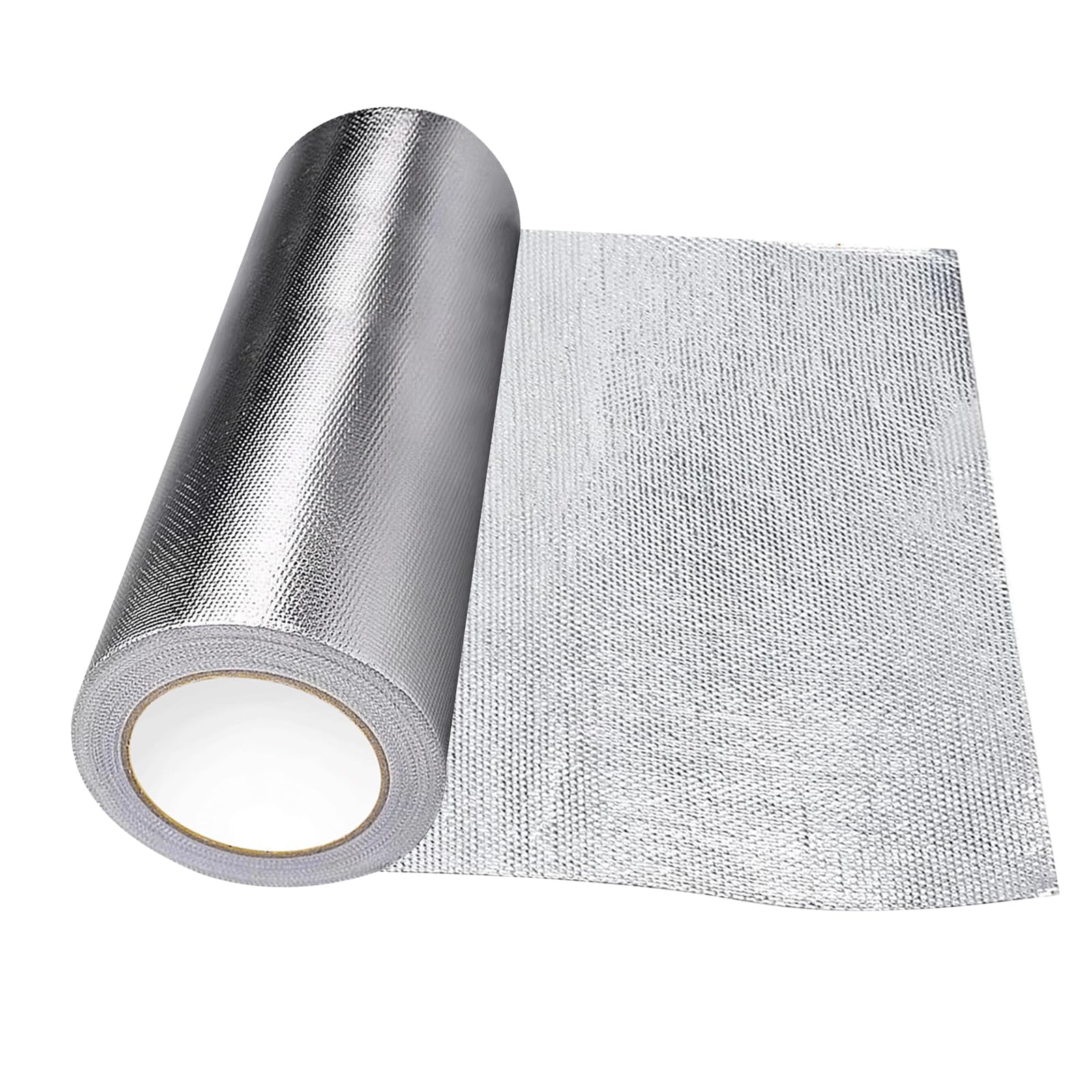 Tappetino protettivo dal calore, autoadesivo, 60 x 300 cm, protezione dal calore, pellicola in alluminio, fibra di vetro, con retro adesivo, per zone ad alta temperatura, auto, moto, cucina, bagno