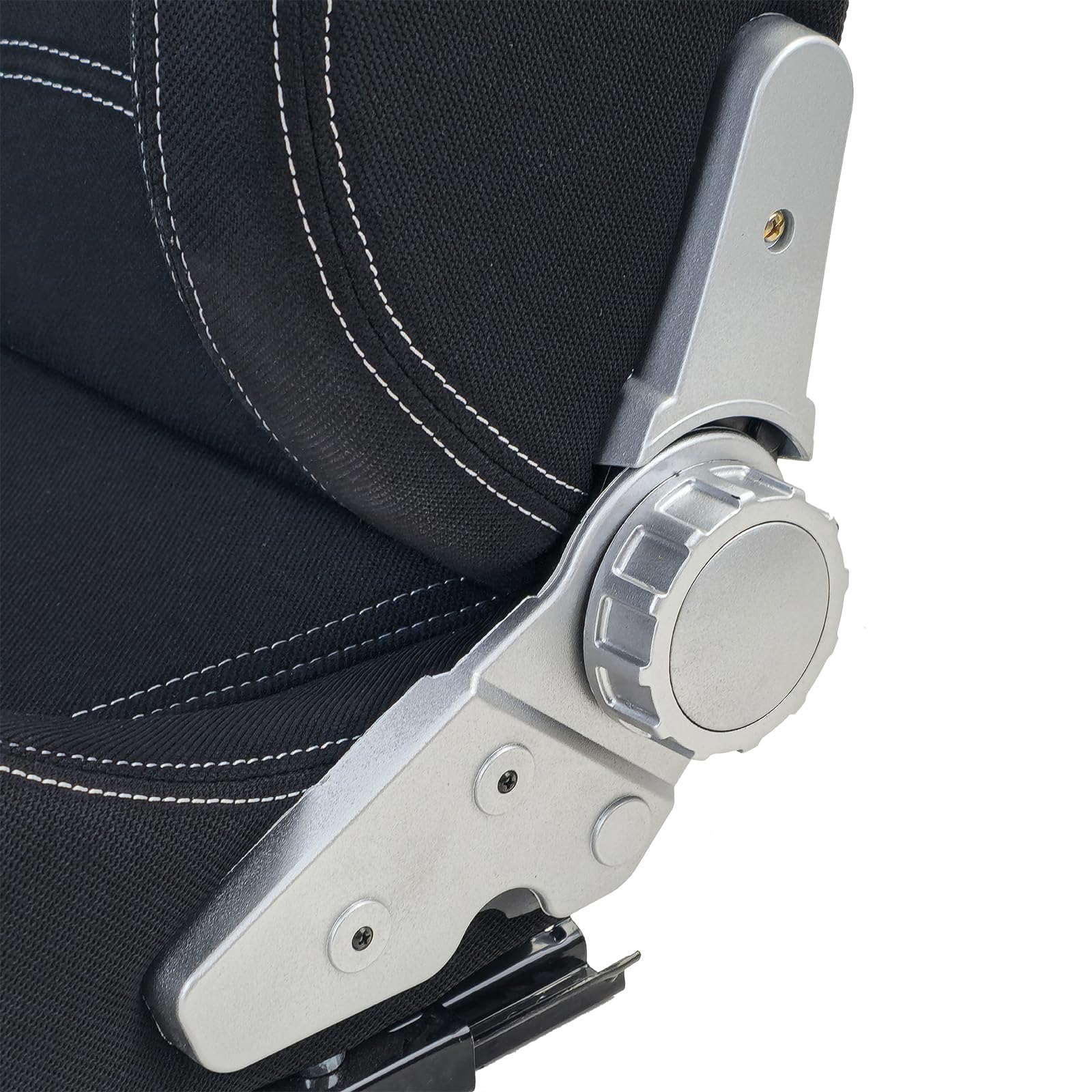Tenzo-R Sportsitz Halbschalensitz Stoff Schwarz Grau mit 405er Laufschienen