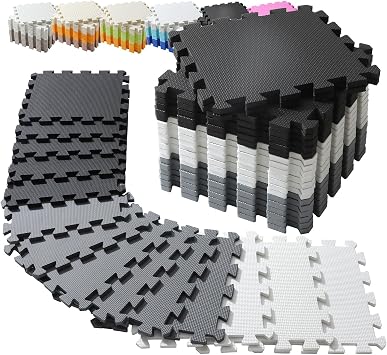 INTOMENG Tapis Puzzle de Protection en Mousse EVA (20 Pièces)