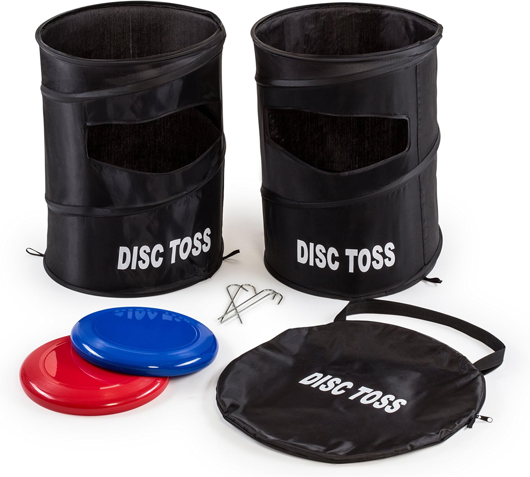 Trademark Innovations 14" Diameter Flying Disc Toss Dunk Game Set