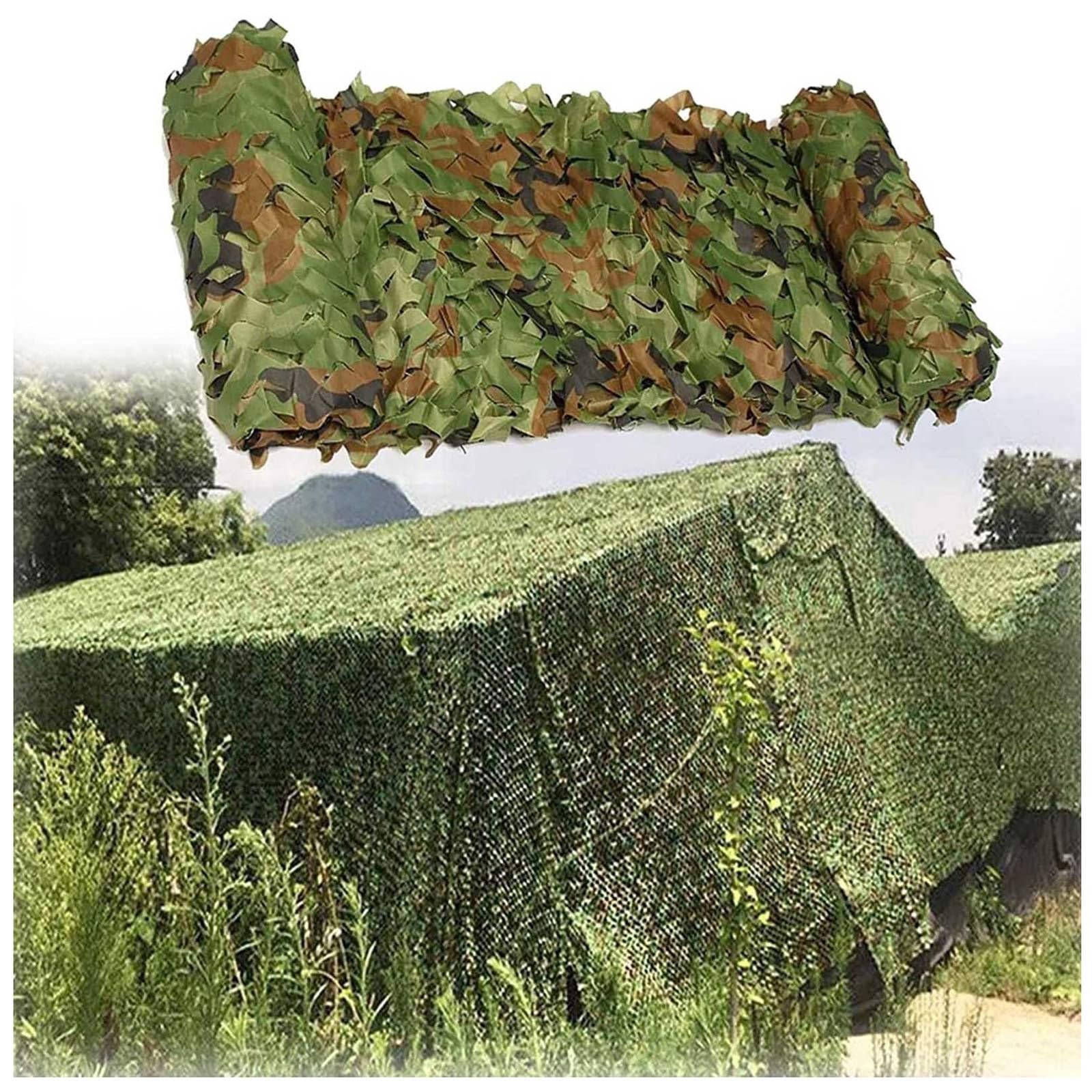 Red de Camuflaje Decorativa Tema Militar - Red Militar para Eventos y Fiestas con Red de Caza Discreta para Observación de Aves y Naturaleza