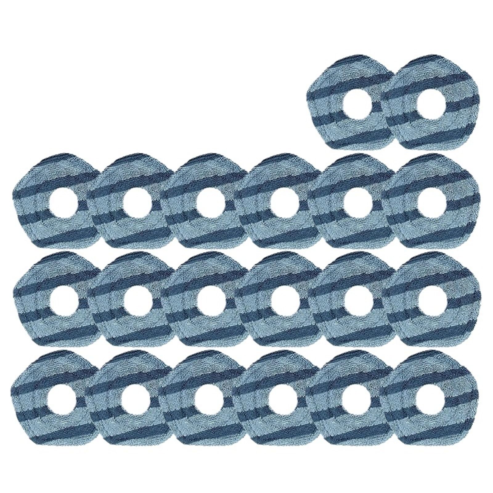 Mop Cloth Pads,Compatible for Eufy,X10Pro Omni X9 Pro Vacuum Cleaner Washable Mop Pad Rags Replacement Parts(20pcs)