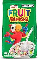 KiSabor, Fruit Rings, Sabor Frutas, Cereal Matinal, 220 Gramas