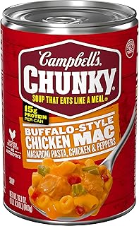 Campbell’s Chunky Buffalo-Style Chicken Mac Soup, 16.3 oz Can