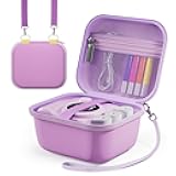 ProCase Kid Instant Print Camera Case, Portable Hard Carrying Storage for Organizing Dylanto ESOXOFFORE DUDUDRAGON and Print Paper, Gift for Kids Child(Box Only) - Purple