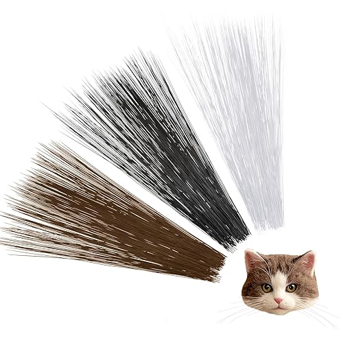 900PCS Simulated Animal Whiskers for Crafts, 3 Inches Craft Animal