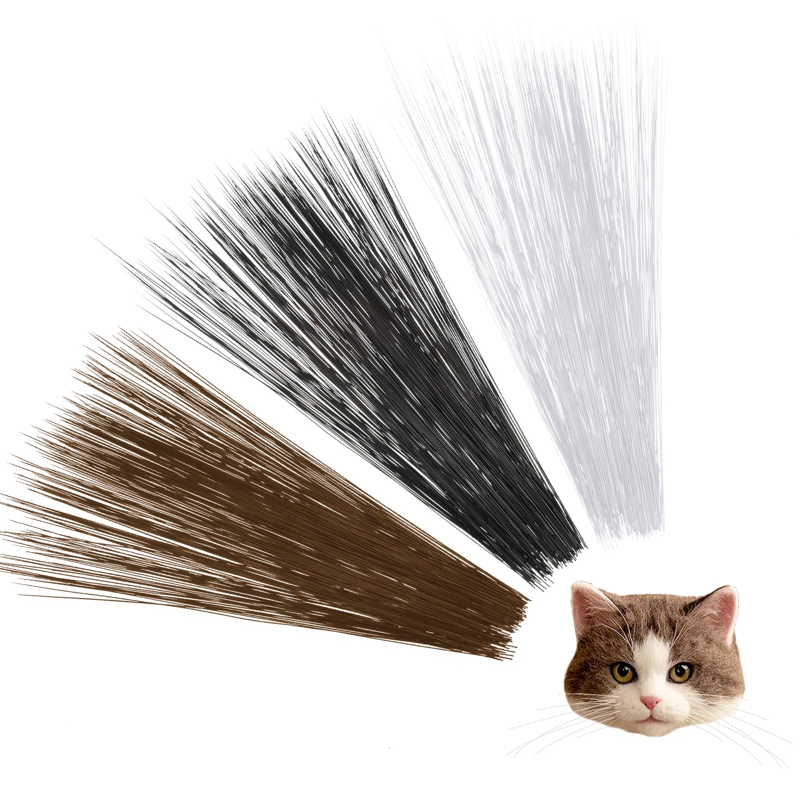 900PCS Craft Animal Whiskers Simulated