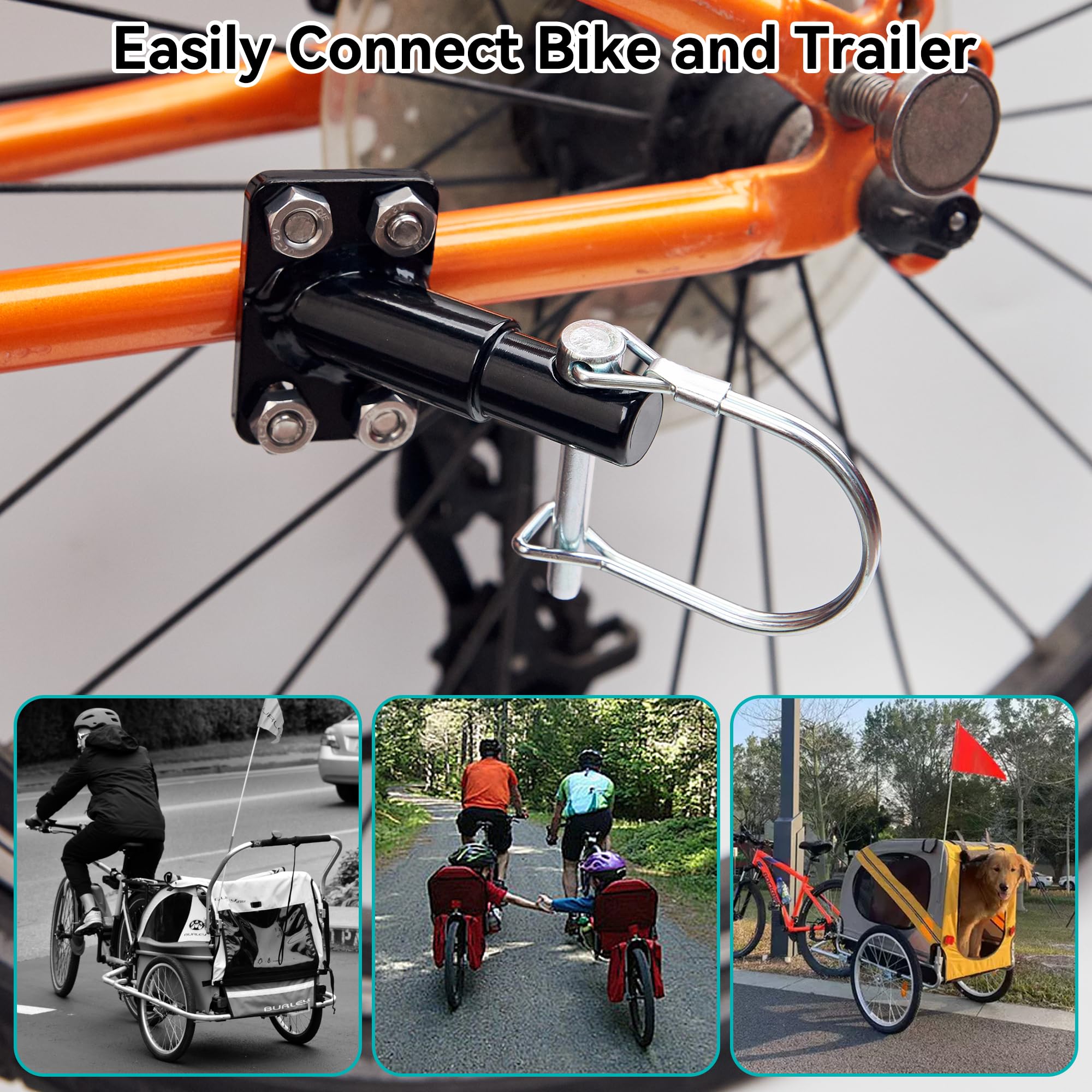 Raccord d'attelage de remorque de vélo Schwinn Instep adaptateur enfants chiens accessoires connecteur 2025