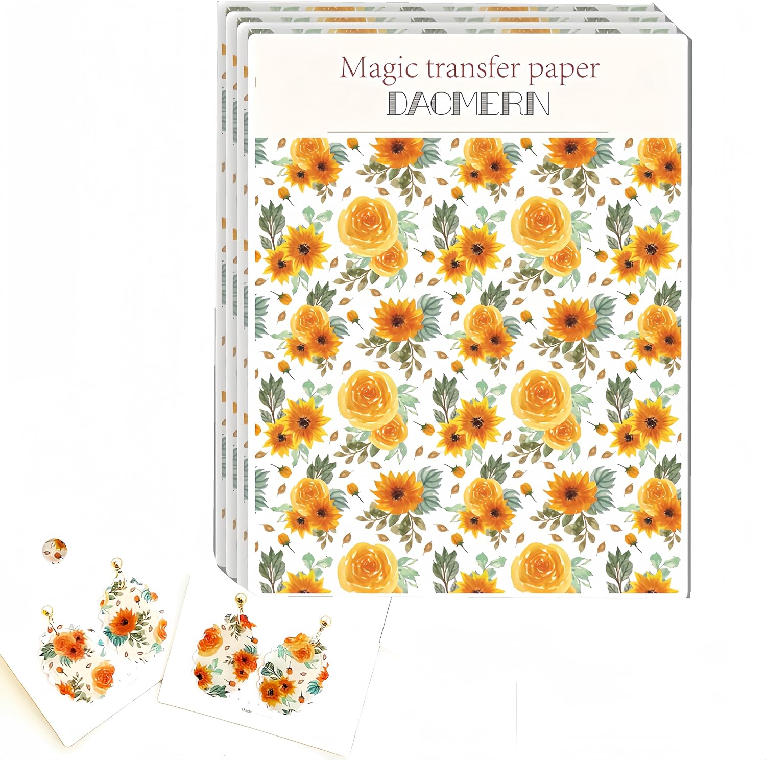 Floral Transfer Paper for Polymer Clay Dacmern Botanical