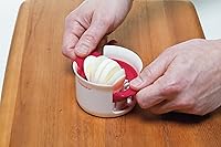 Vista 2 de Prepworks by Progressive Compact Egg Slicer,white, red and yellow