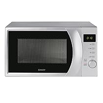 Candy Idea Forno a Microonde con Grill, 20 Litri, 700W, 6 Livelli di Potenza, Funzioni Defrost e Start Express, Child Lock, App hOn, Libera Installazione, 45,2 x 33,5 x 26,2 cm, Argento – CMG2071DS