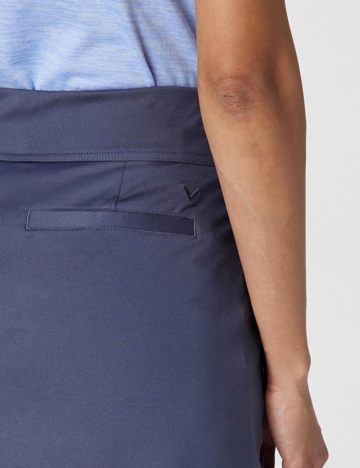 Callaway Women's 17" Opti-Dri Solid Golf Skort With Stretch Fabric and TrueSculpt Slimming Technology