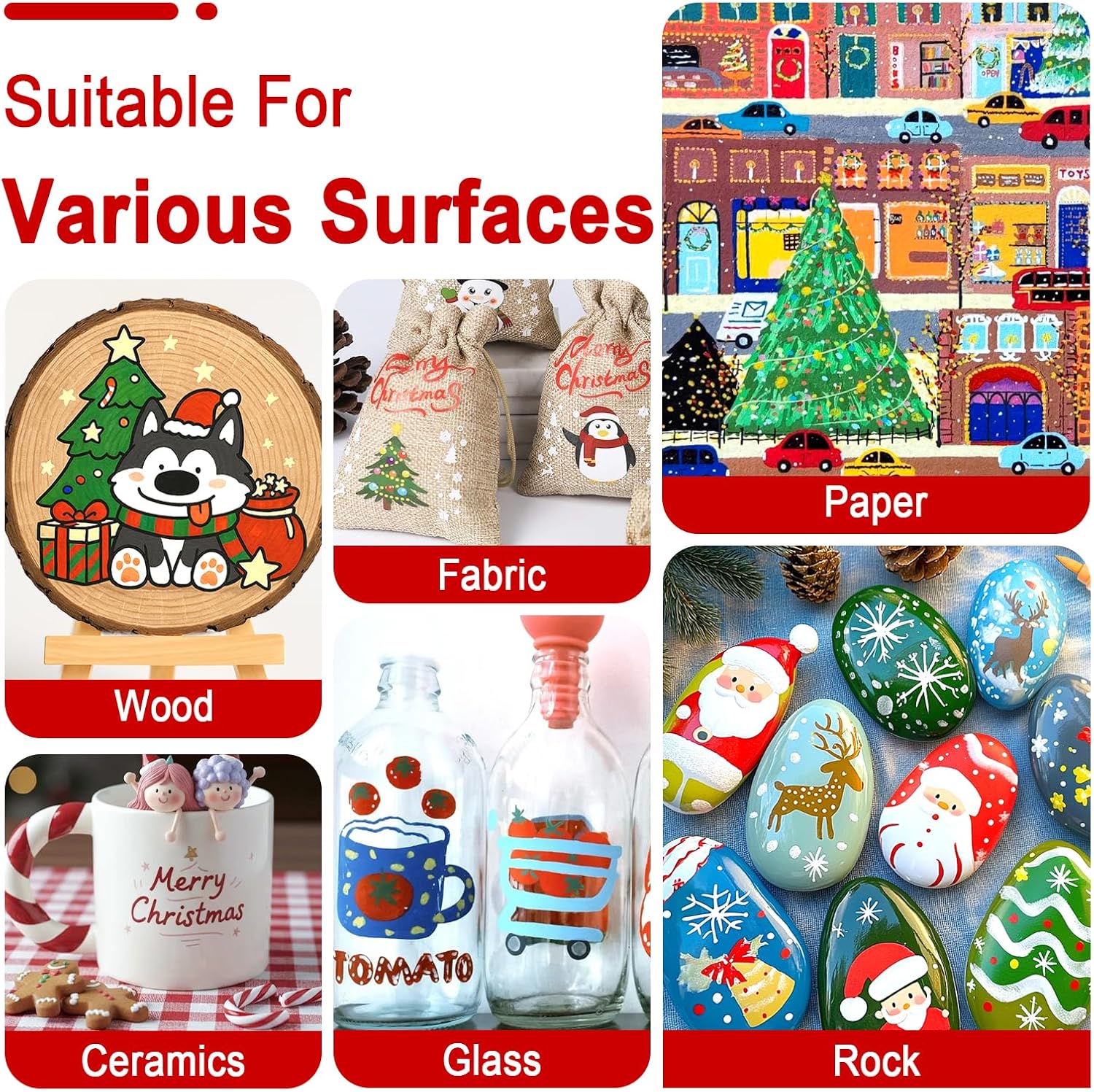 Betem Paint Markers Acrylic Paint Pens, Dual Tip 120 Colors Acrylic Markers with Brush Tip and Fine Point, Art Supplies for Wood, Canvas, Glass, Rock Painting Kit DIY Crafts Drawing Kit with Bag