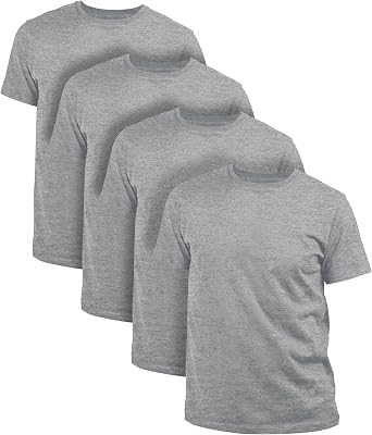 Basic Treasure Pack of 4 Men's T-Shirts, 100% Cotton, Men's T-Shirt, Men's T-Shirt   M, L, XL, 2XL or 3XL