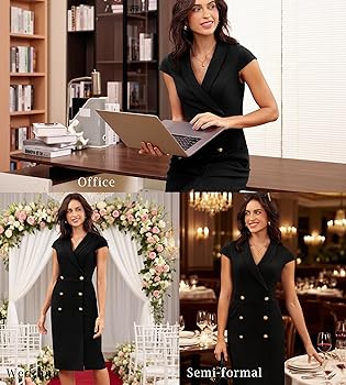 GRACE KARIN Women Work Bodycon Dresses 2025,Business Office Midi