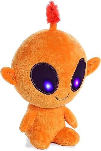 Miniatura 8 de Aurora Interstellar Galactic Cuties - Animal de peluche alienígena con luz solar - Compañeros cósmicos - Diversión iluminadora - Rosa 8 pulgadas