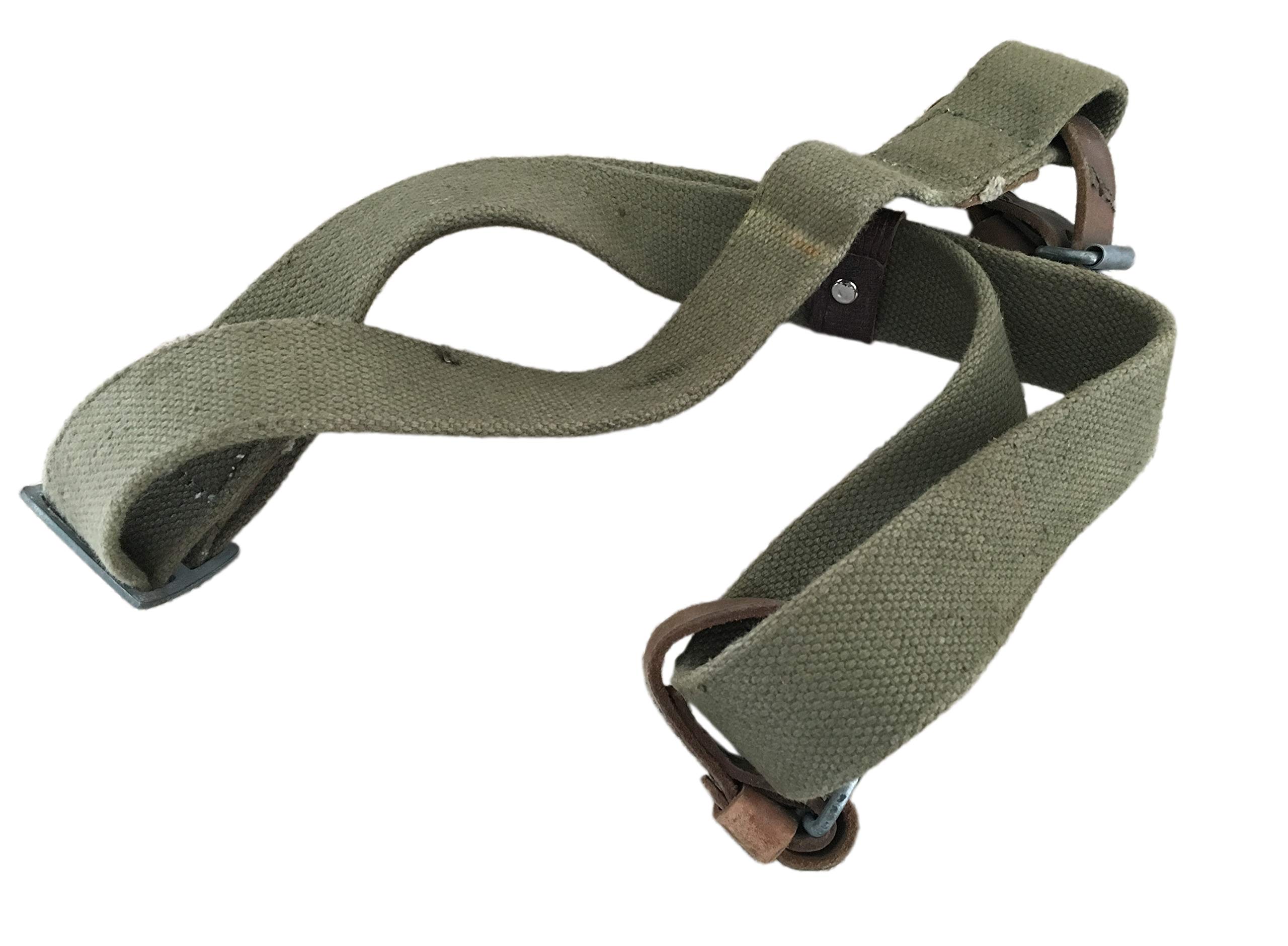 UDSSR Sowjetarmee Russischer Militärgurt Mosin-Gewehrgurt Nagant-Waffe mit Khaki-grünem Segeltuchgurt