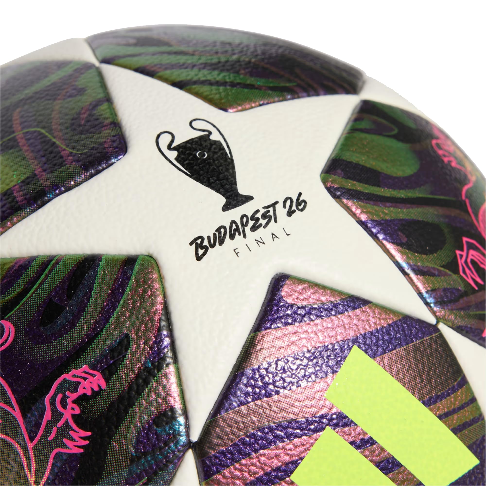 adidas UEFA Champions League Final Competition Ball Textured Surface for Flight Stability & Precision FIFA Quality Pro Rated product thumbnail 5