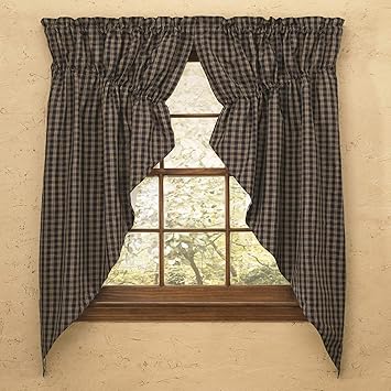 Park Designs Sturbridge Lined Gathered Swag, 72 by 63