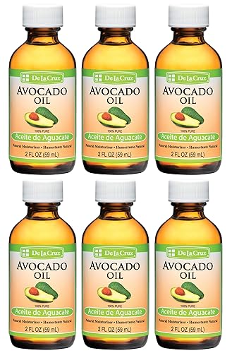 De La Cruz Aceite de aguacate – Aceite de aguacate 100% puro prensado por expulsor para cabello y cuerpo – Aceite corporal ligero para piel seca – 2
