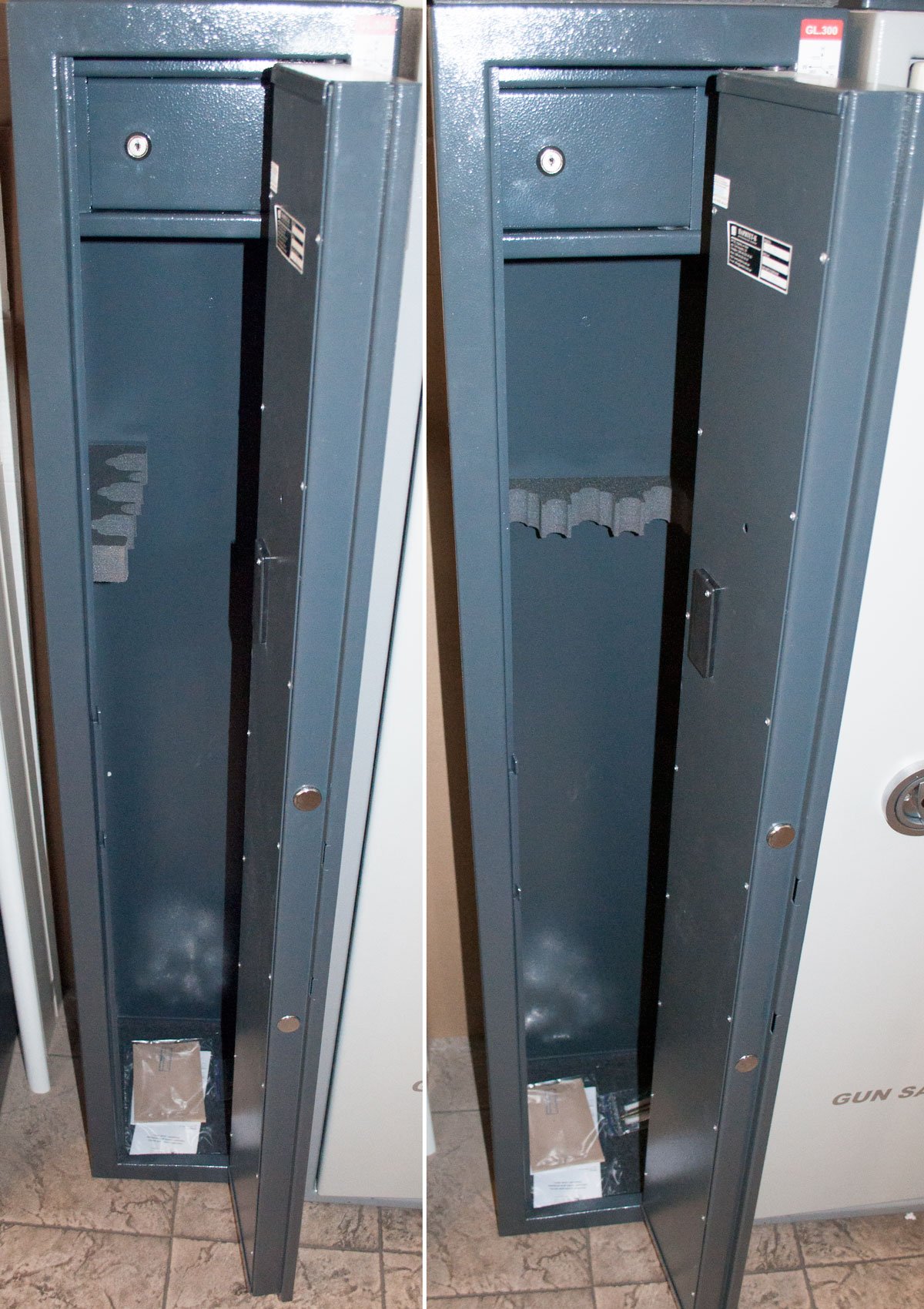 Buy Foam Gun Rack for Three Guns Universal Rifle Barrel Rest with