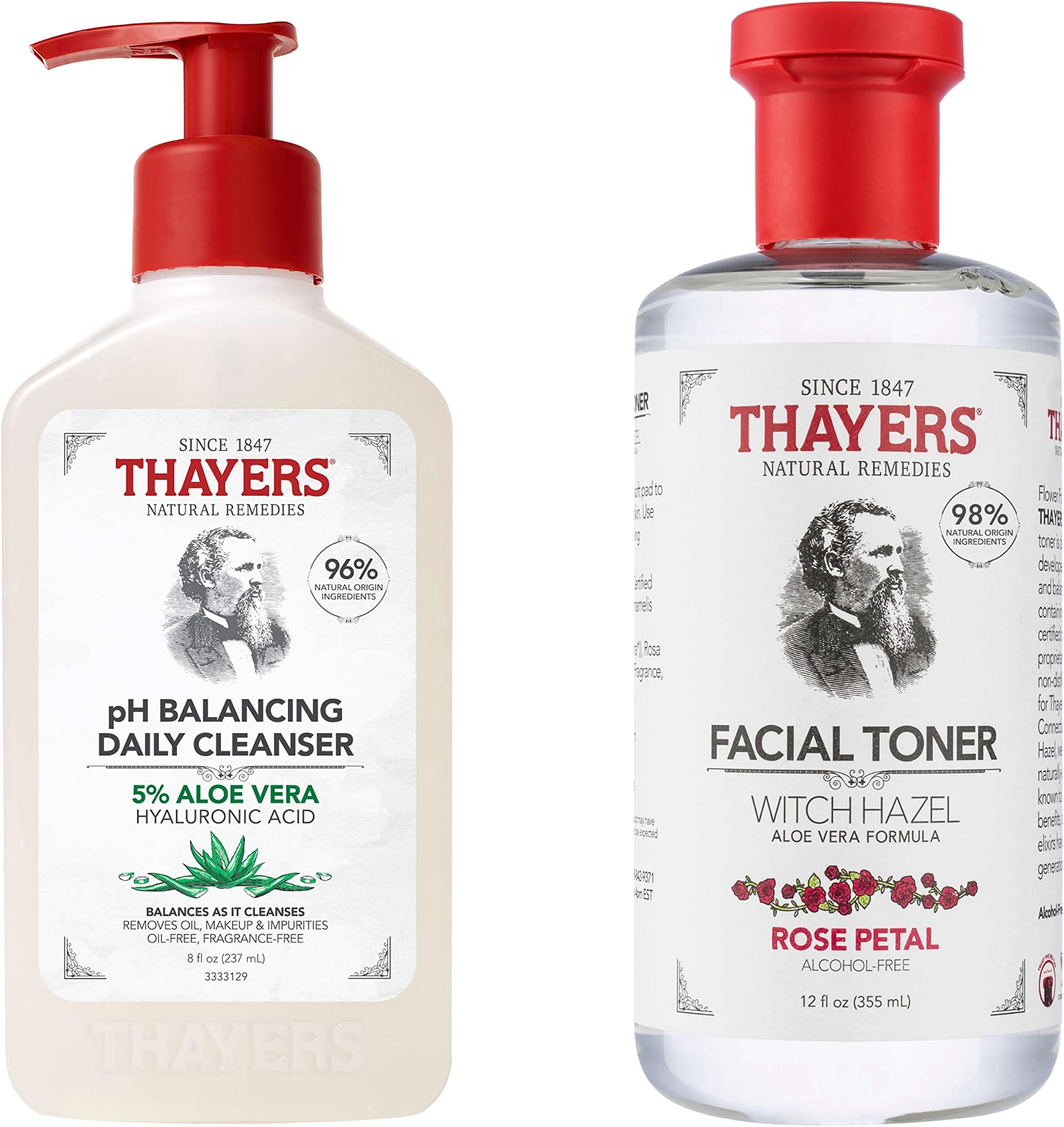 Amazon.com: THAYERS Alcohol-Free, Hydrating, Rose Petal Toner with Aloe ...