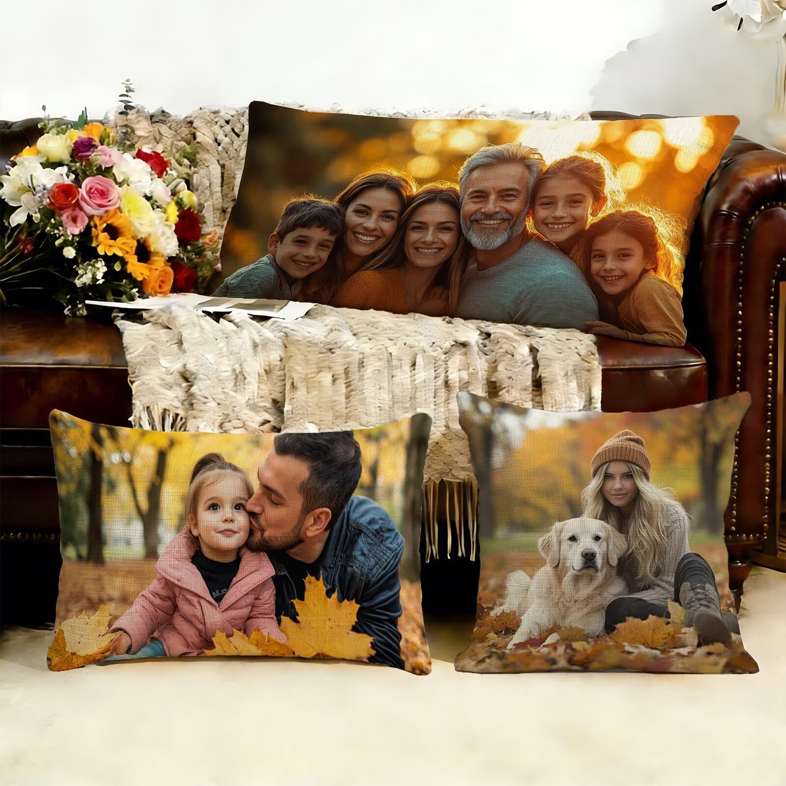 Cojin Personalizado con Foto, Funda Almohada 60x180cm - Cojín Personalizado con tu Foto, Impresión a Doble Cara Diseño o Texto, Almohada fotos Personalizadas Regalo Mujer, Lavable, Envío Rápido J1-192