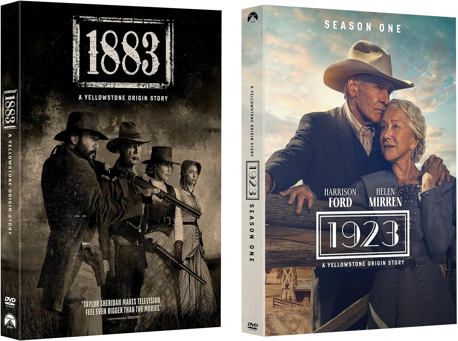 Yellowstone 1883 and 1923 Season 1 DVD Set