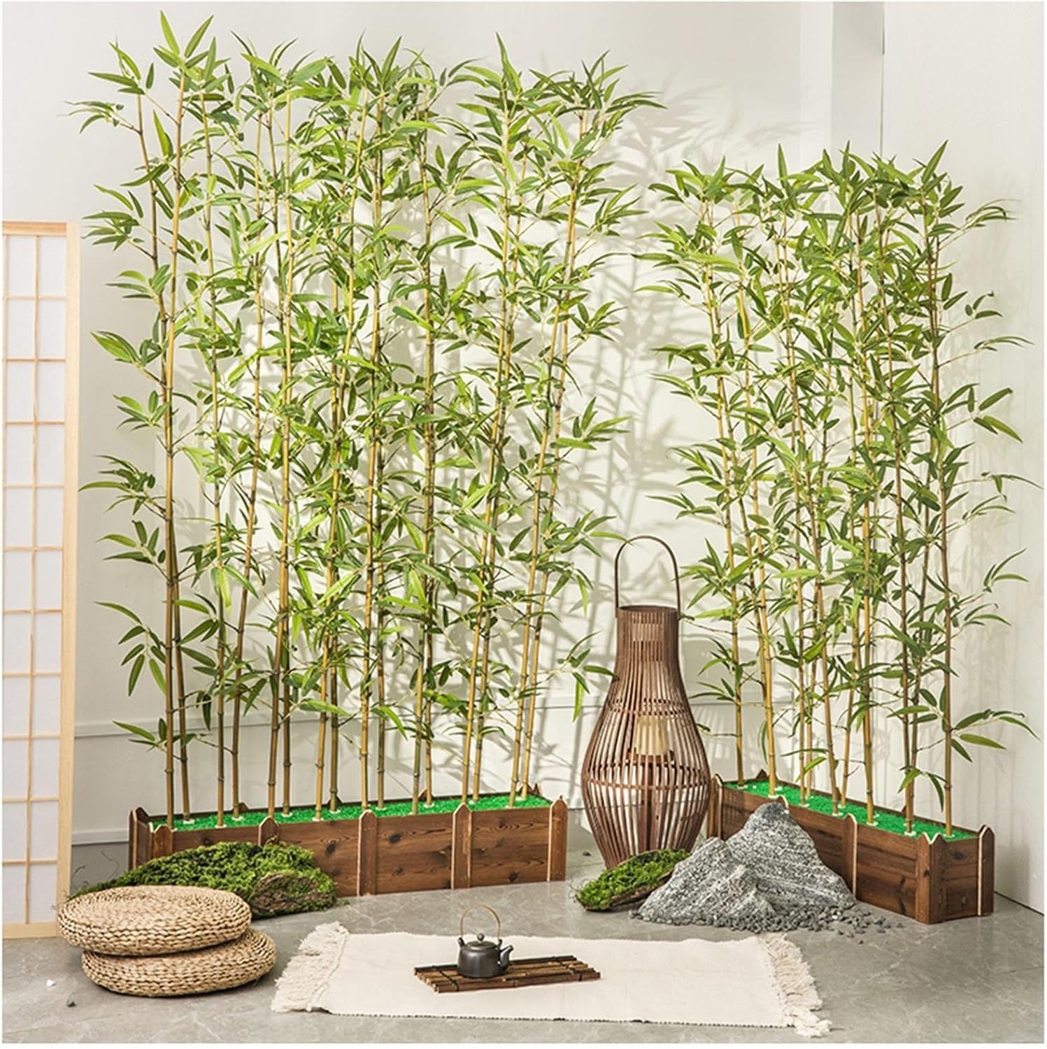 Amazon.com: KGBNYSS Bamboo Outdoor Privacy Screen Landscaping Fake